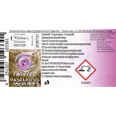 Twisted Mixxed Aroma Haselnuss Joghurt 10 ml