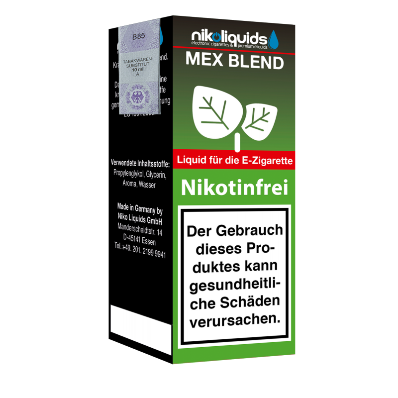 Niko Liquids E-Liquid Mex Blend 10 ml