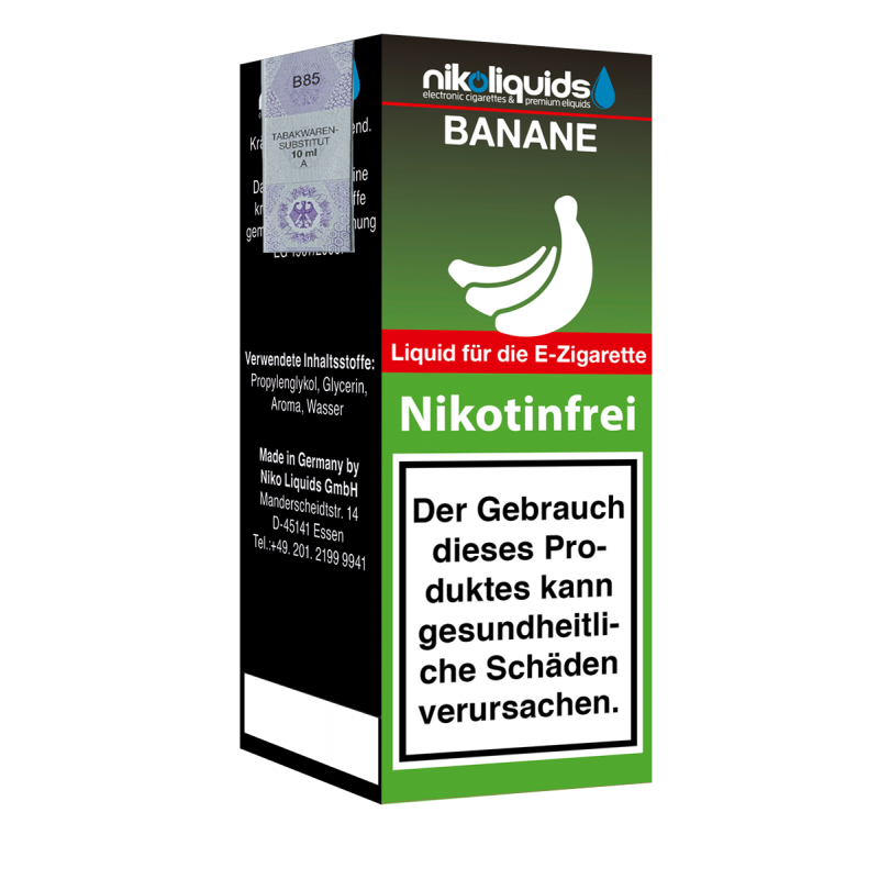 Niko Liquids E-Liquid Banane 10 ml