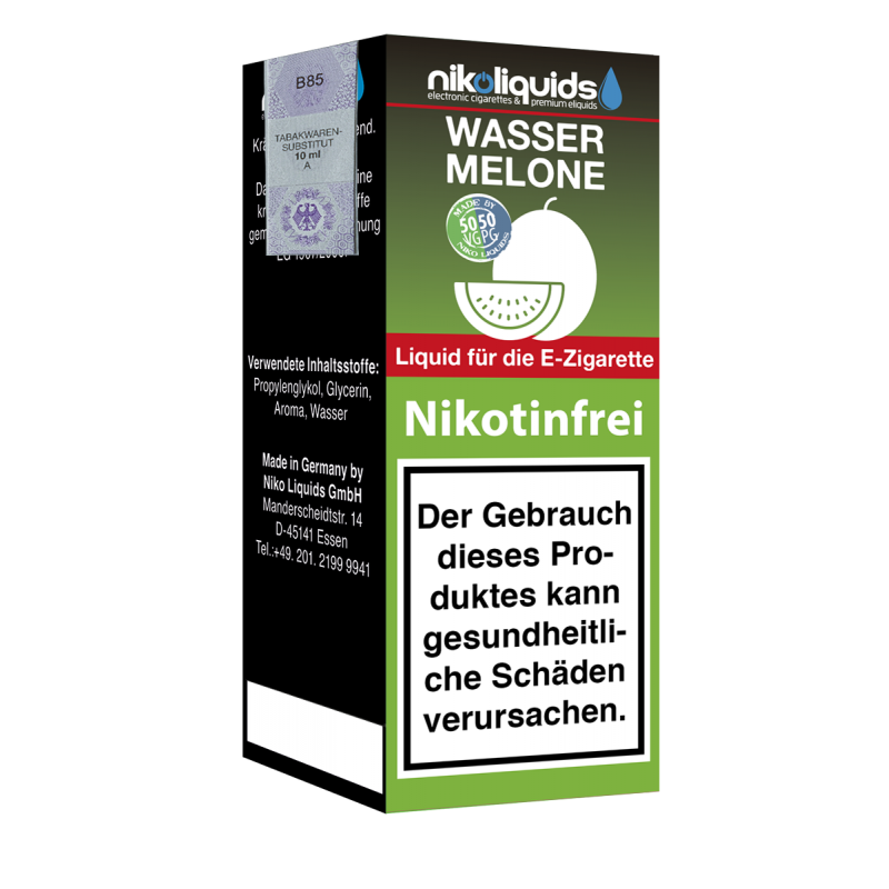 Niko Liquids E-Liquid Wassermelone 10 ml