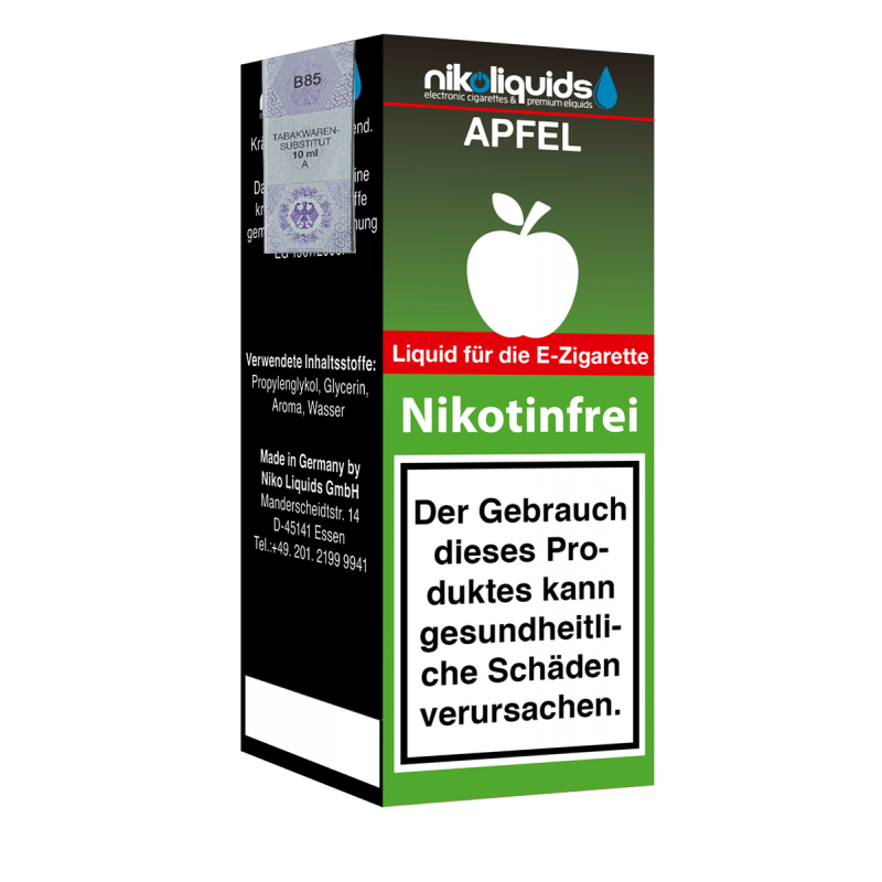 Niko Liquids E-Liquid Apfel 10ml