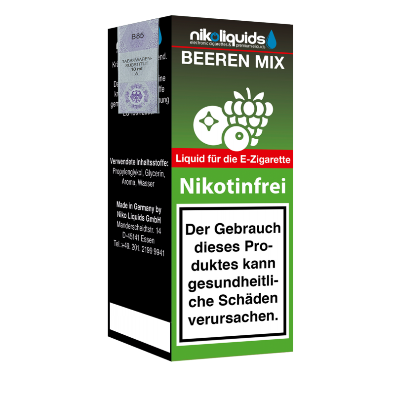 Niko Liquids E-Liquid Beeren Mix 10 ml
