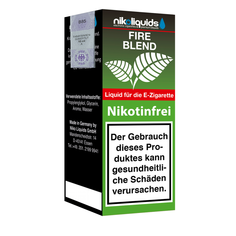 Niko Liquids E-Liquid Fire Blend 10 ml