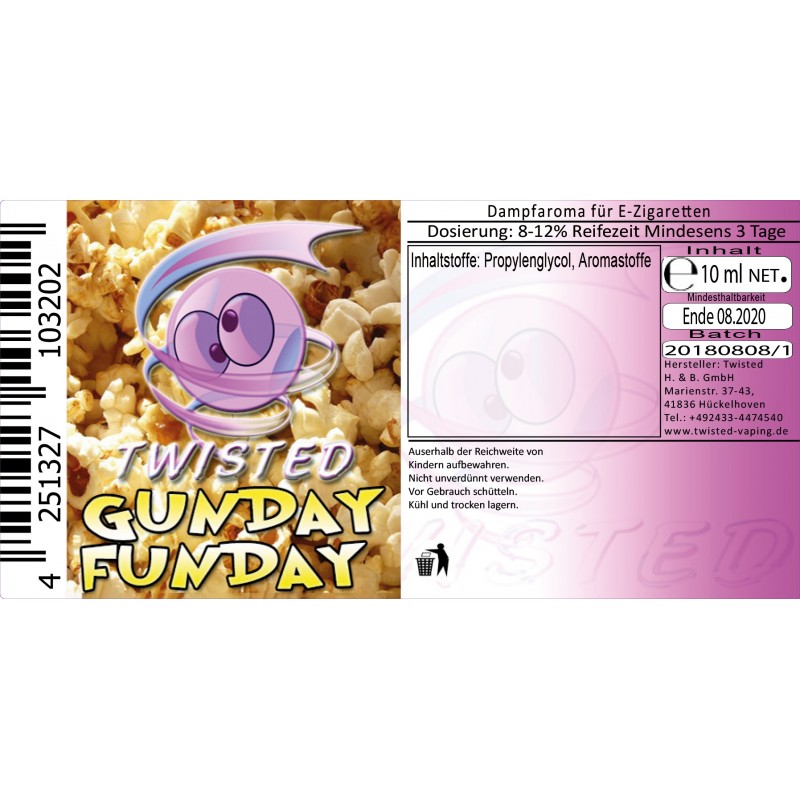 Twisted Mixxed Aroma Gunday Funday 10 ml