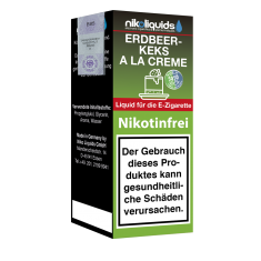Niko Liquids E-Liquid Erdbeerkeks à la Crème 50/50 10 ml
