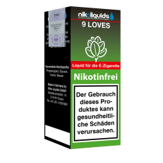 Niko Liquids E-Liquid 9 Loves 10 ml